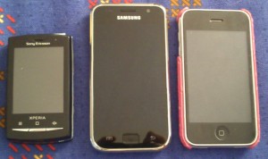 jämförelse mellan android iphone sony ericsson samsung