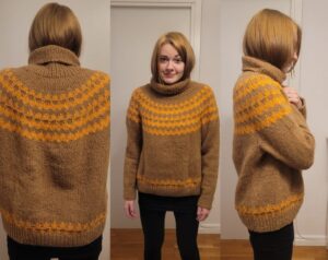 marketta sweater tröja sandnes kos knitting sticka stickning garn