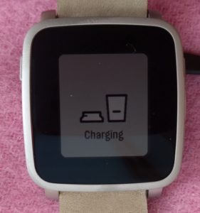 pebble time steel silver smartwatch smart watch smart klocka smartklocka 