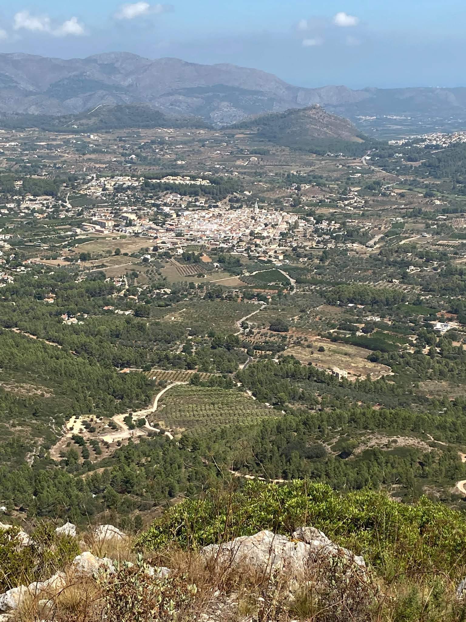Mirador del Coll de Rates utsikt över jalondalen jalon xalo